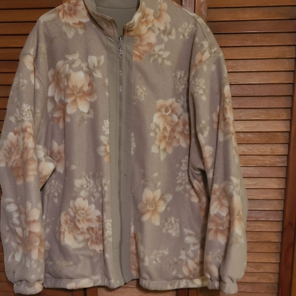 Floral Fleece Jacket